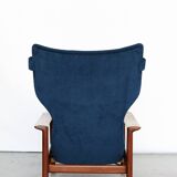 Fauteuil Rock Royal avec Ottoman par Sven Ivar Dysthe pour Arnestad Bruk