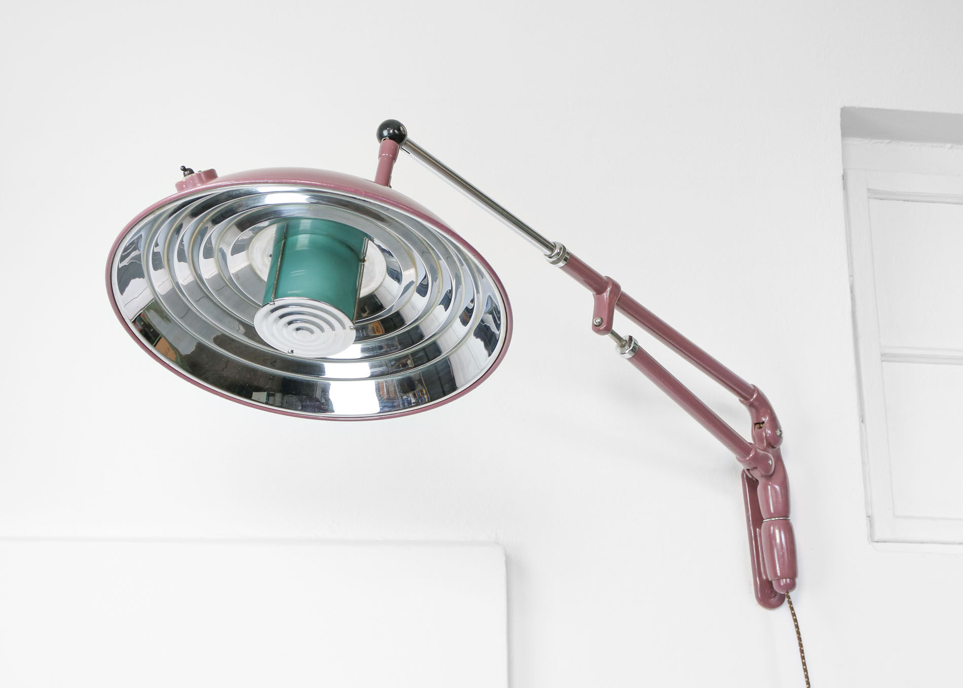 Industrial wall lamp from Emda, 1920s