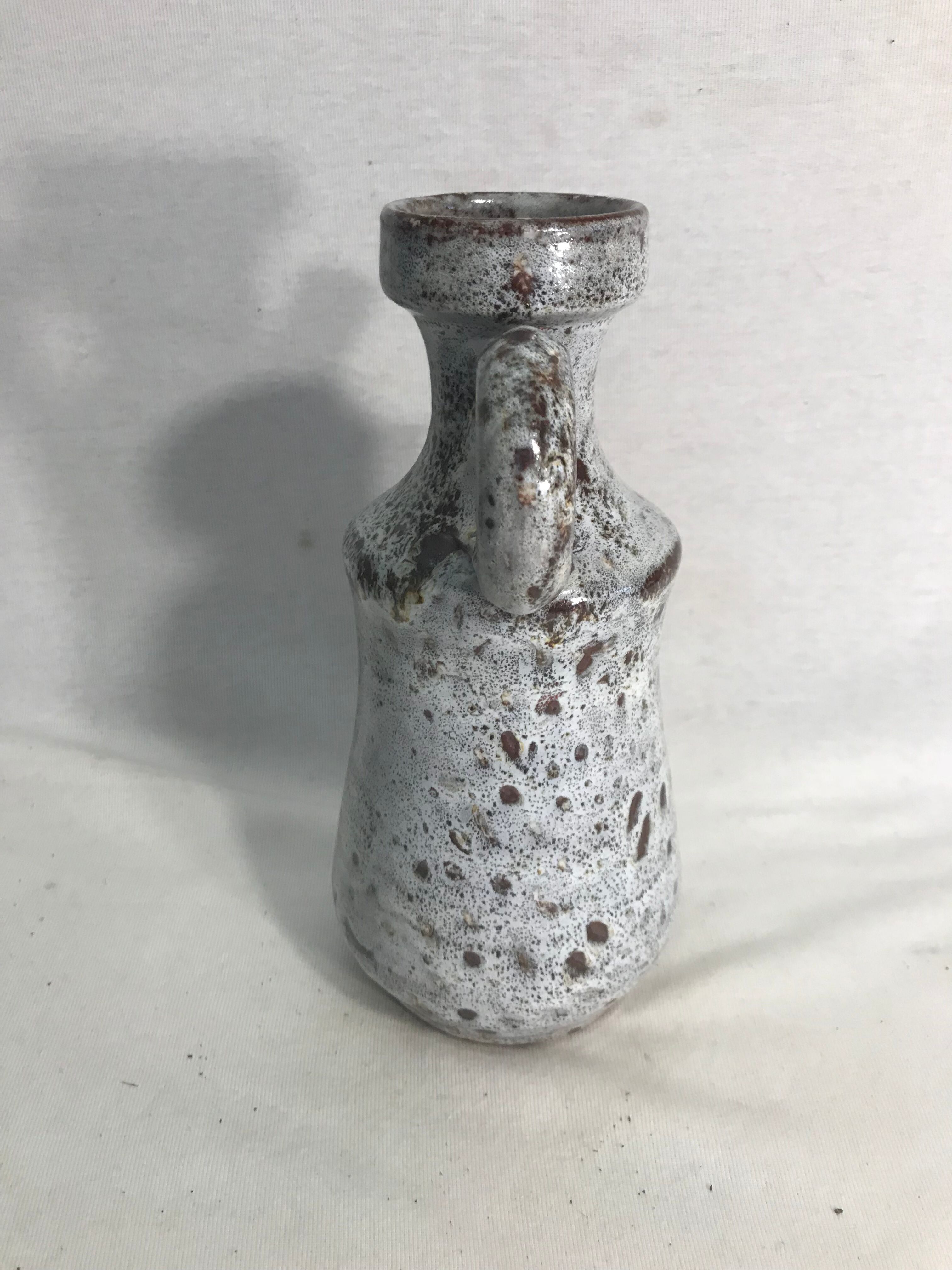 Former pitcher vallauris enamelled ceramic