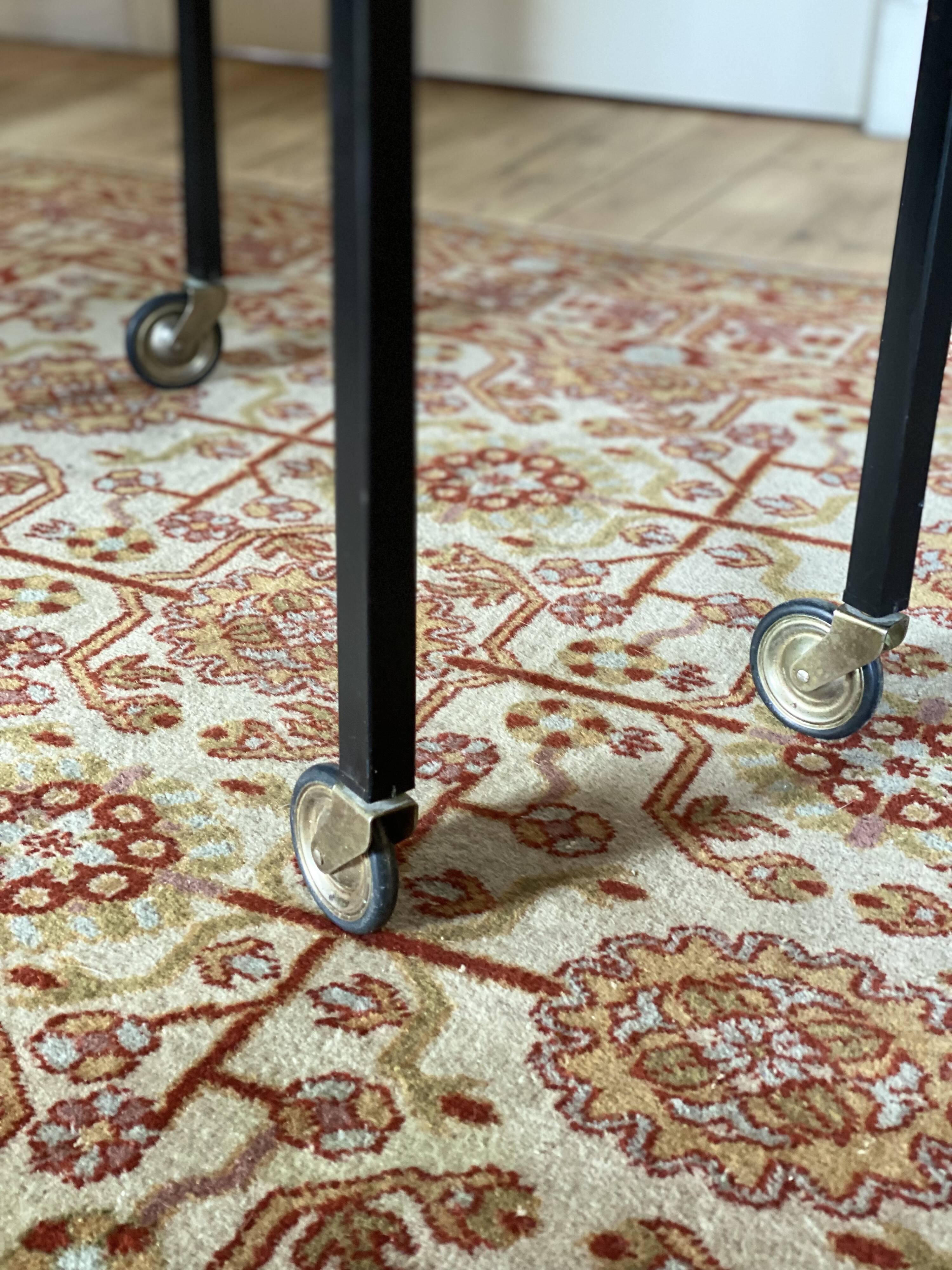 Secretary / Vintage Scandinavian side table on wheels