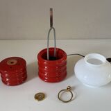Vintage 70s ceramic design lantern lamp