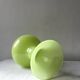 Pastel green opaline vase