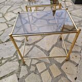 Vintage nesting coffee table