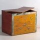 Antique chest painted in pine wood – China, circa 1930