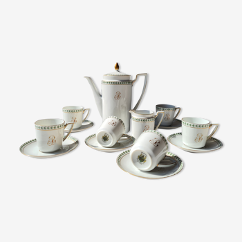 Regency porcelain coffee set from Bayern