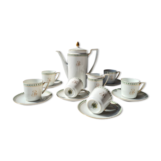 Regency porcelain coffee set from Bayern