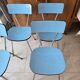 Lot de 4 chaises en formica