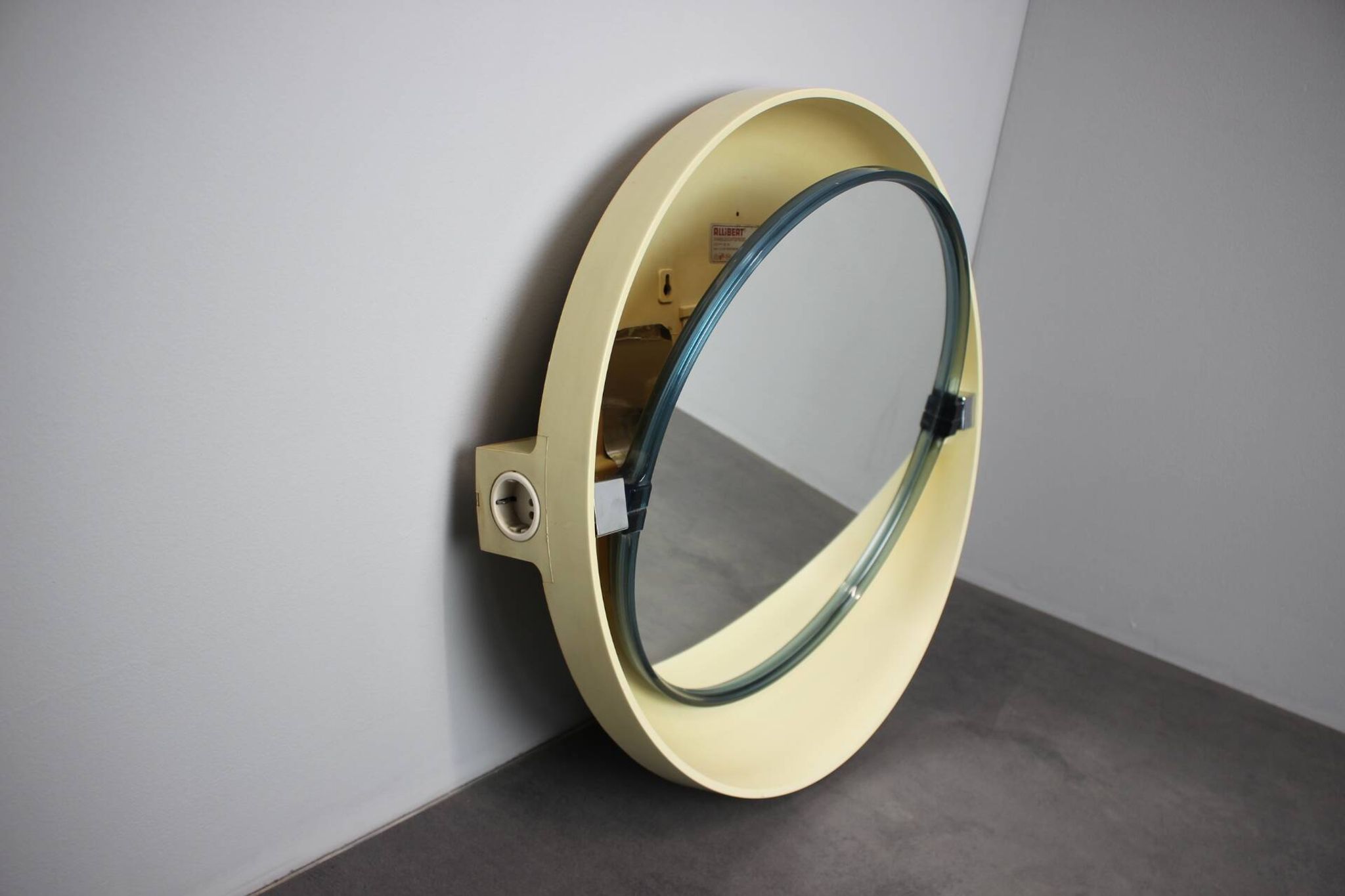Miroir mural ajustable illuminé Allibert du milieu du siècle, Allemagne, années 1960