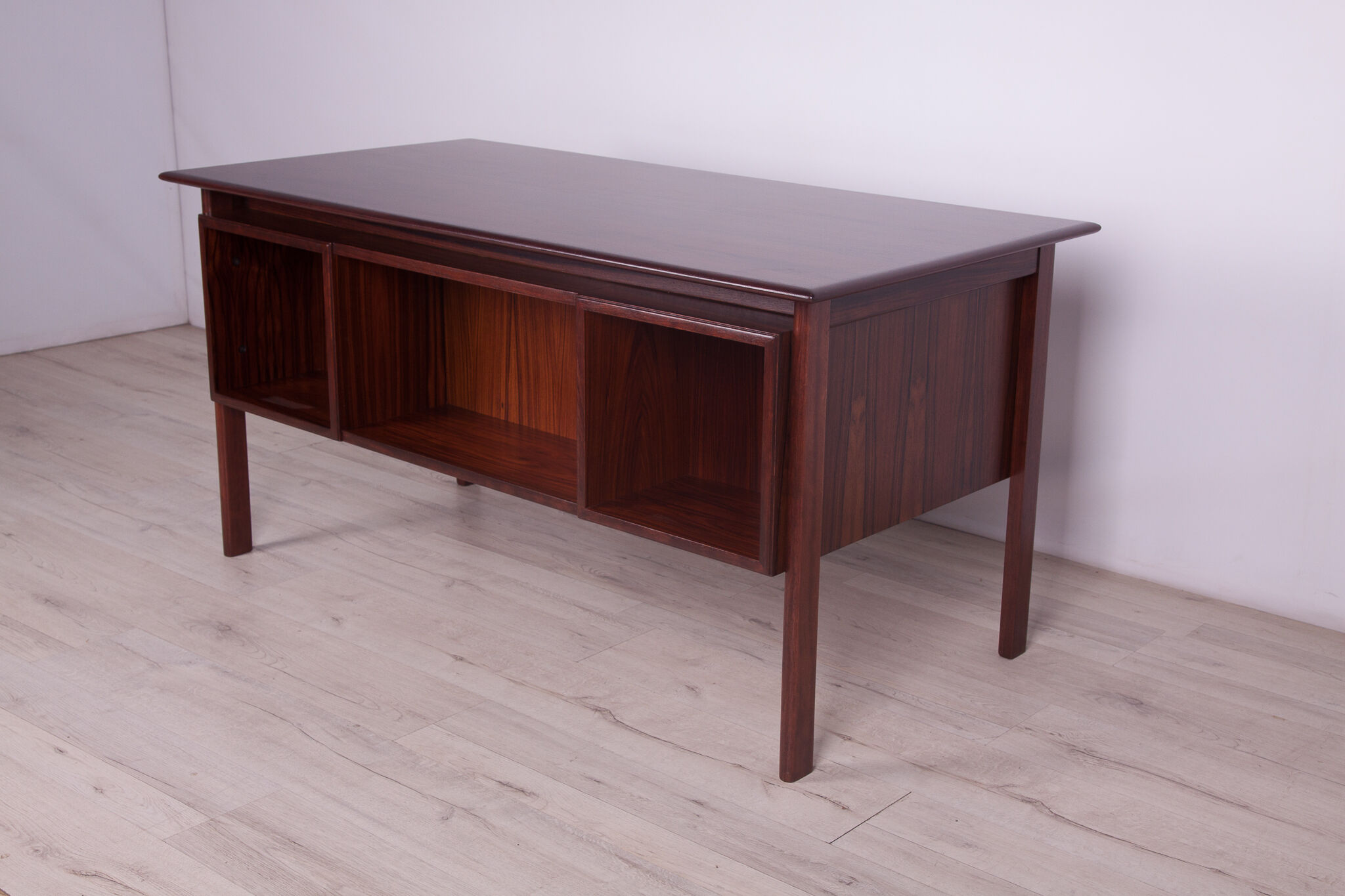 Mid-century freestanding rosewood desk, 1960s