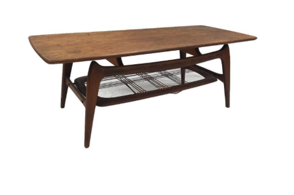 Table basse vintage Webe par Louis van Teeffelen.