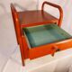Vintage metal boarding school or hospital bedside