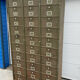 Meuble  armoire métallique à clapet militaire