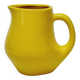 Vintage Bresse PL Poet Laval Yellow Ceramic Pitcher