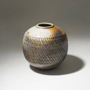 Vase sculptural en céramique émaillée, années 1970