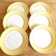 6 flat earthenware plates - Orchies - Moulin des Loups