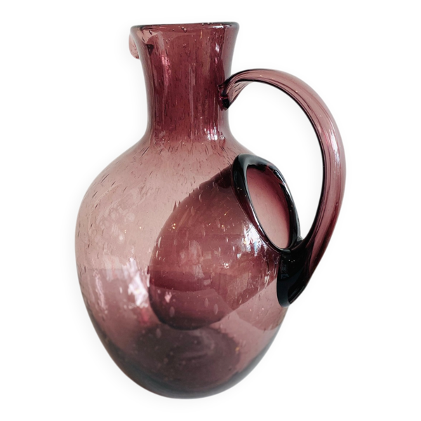 Carafe pichet à glace verrerie Biot