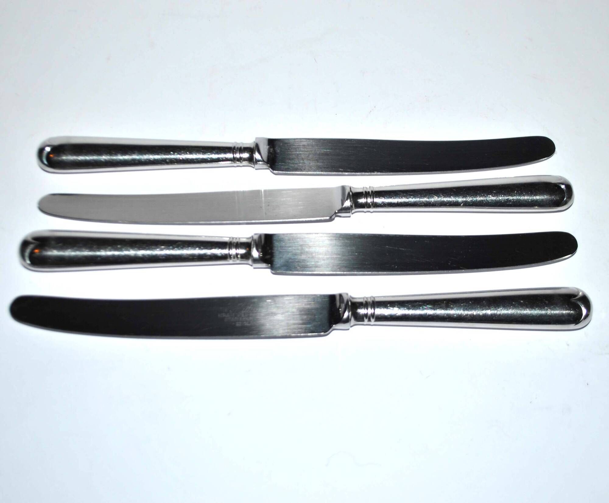 Lot de 4 couteaux anglais hiram wild sheffield england 24cm