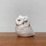 Danish mid-century ceramic owl sculpture by Søholm, 1960s.
