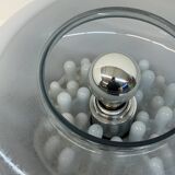 Italian spherical space age Murano glass lamp