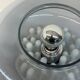 Italian spherical space age Murano glass lamp