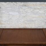 Small chest of drawers in amboyna and rosewood, Louis XVI style – 1940