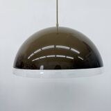 Mushroom hanging lamp brown , 1970s