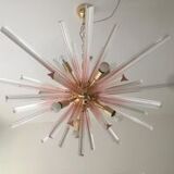 Triedro ceiling lamp in Murano glass