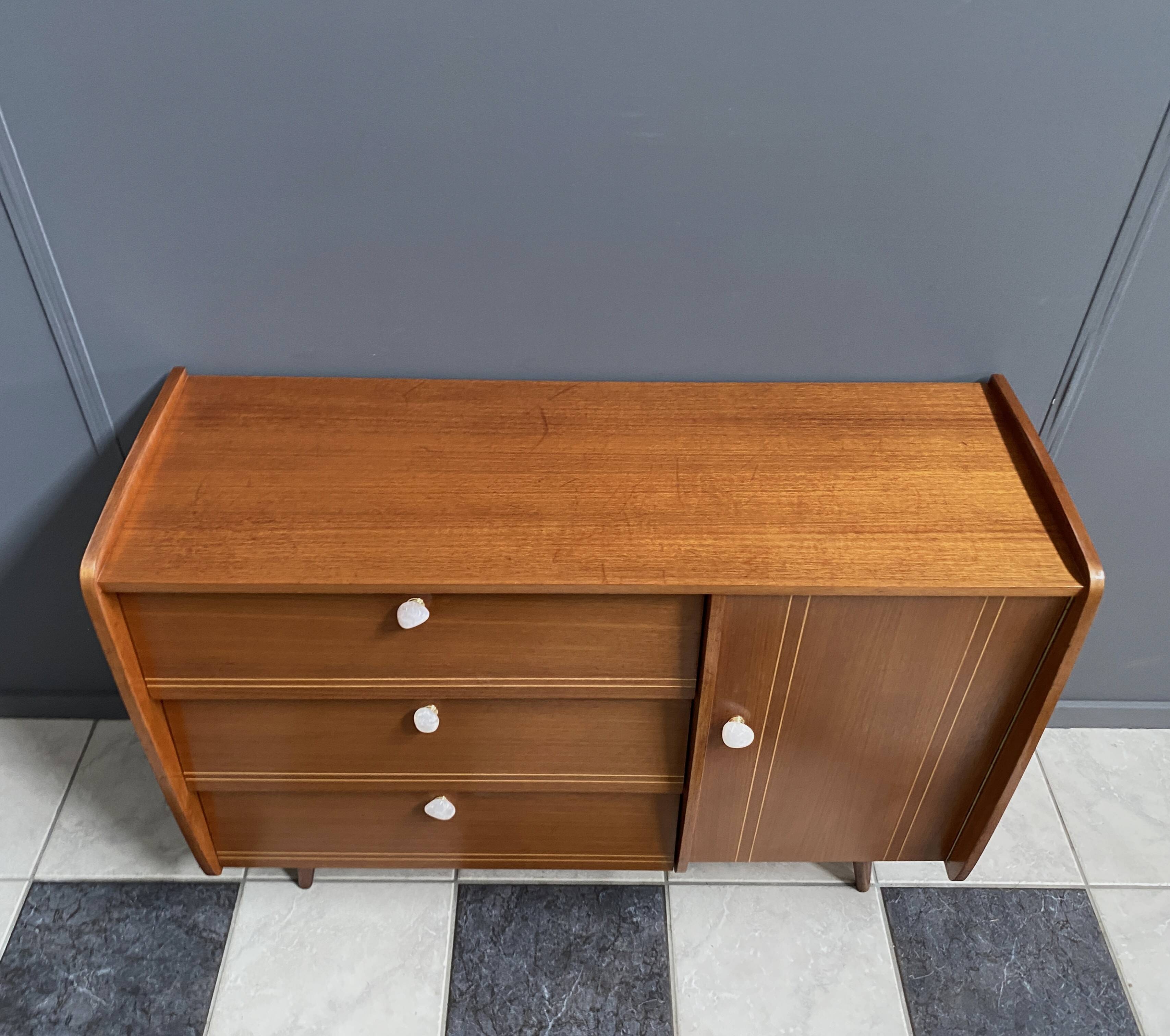 1960s wood Schoe cabinet