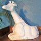 Cache pot céramique "Girafe" 1980
