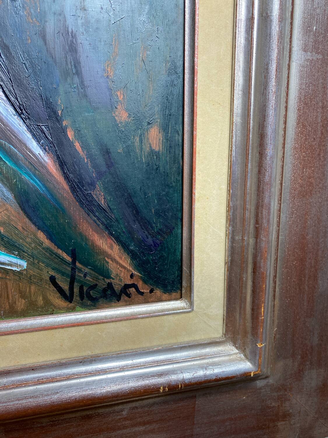 Oil on canvas, The Leap in Faith, Andrew Vicari