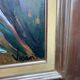 Huile sur toile, le Saut dans la foi, Andrew Vicari 