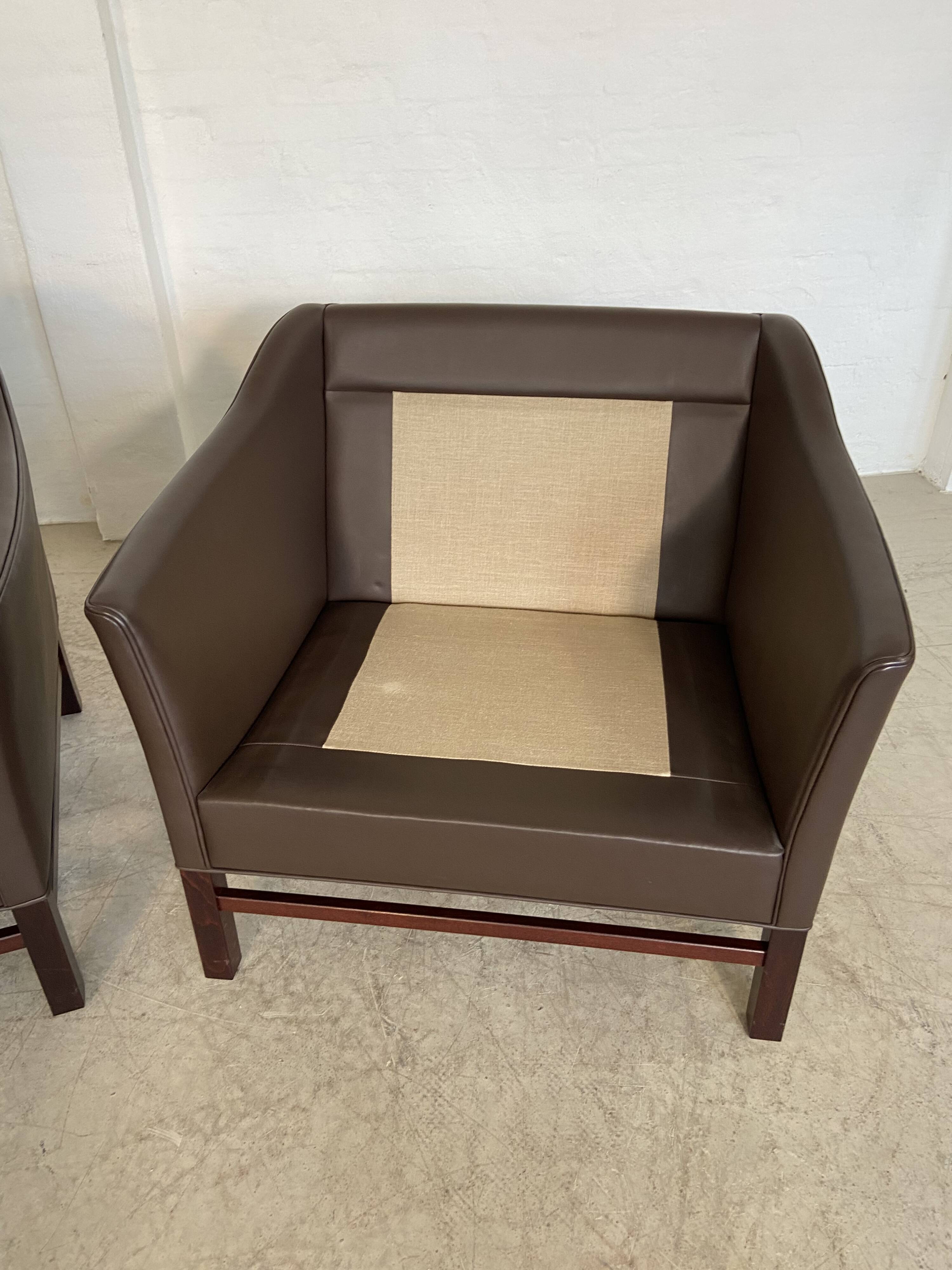 Vintage Danish Lounge Chairs by Georg Thams for Grant Møbelfabrik (2)