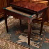 Game table board wallet sofa back mahogany console Napoleon III