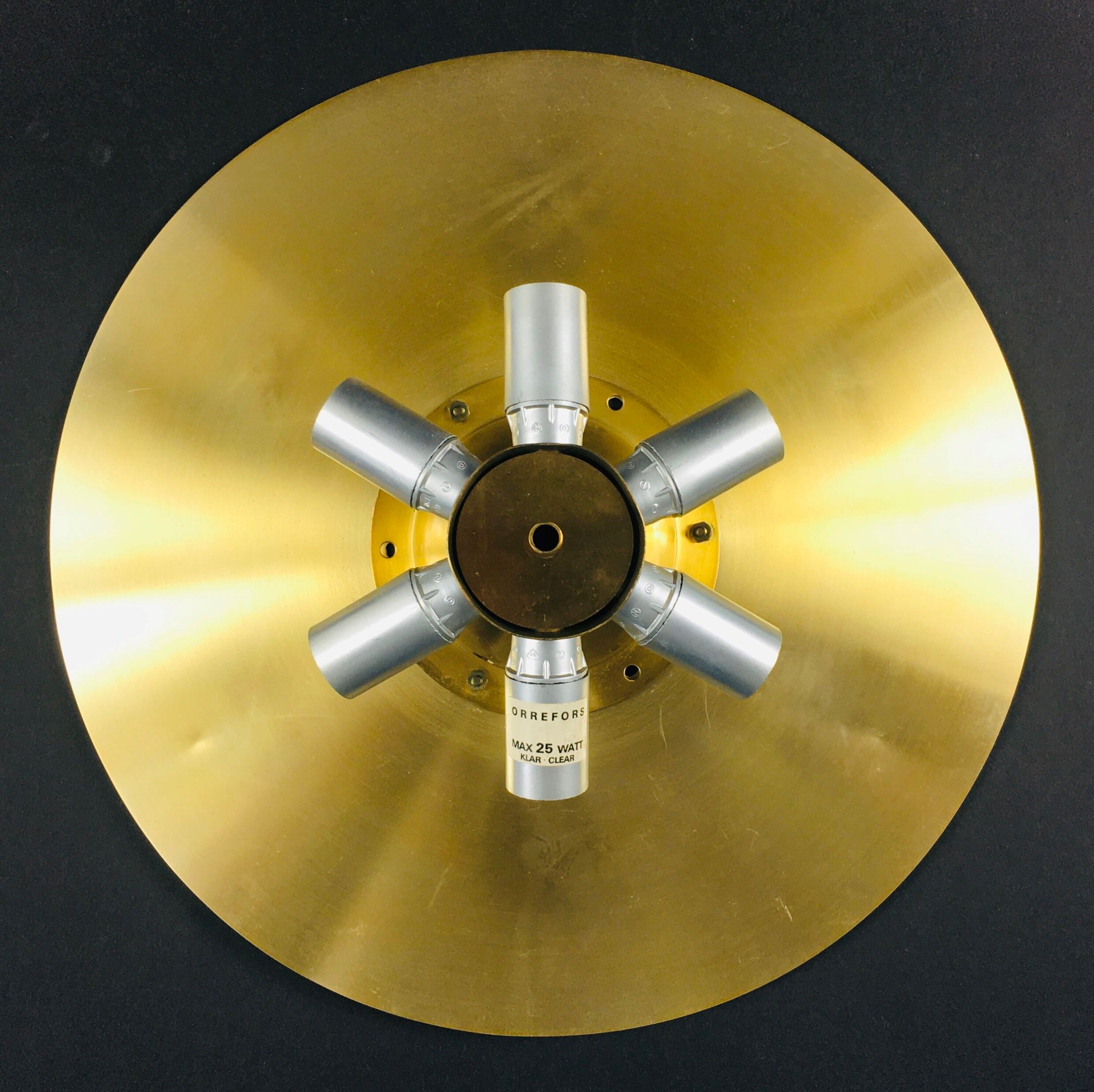 Scandinavian glass ceiling lamp by Carl Fagerlund for Orrefors, Sweden, 1960s