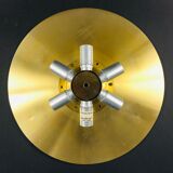 Scandinavian glass ceiling lamp by Carl Fagerlund for Orrefors, Sweden, 1960s