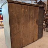 Large patinated chest of drawers