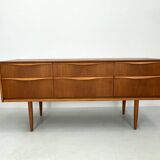 Vintage sideboard with 6 drawers by Austinsuite, designed by Frank Guille