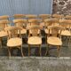 Viennese chairs Bent wood Restaurant Paris bistro Fischel 1980