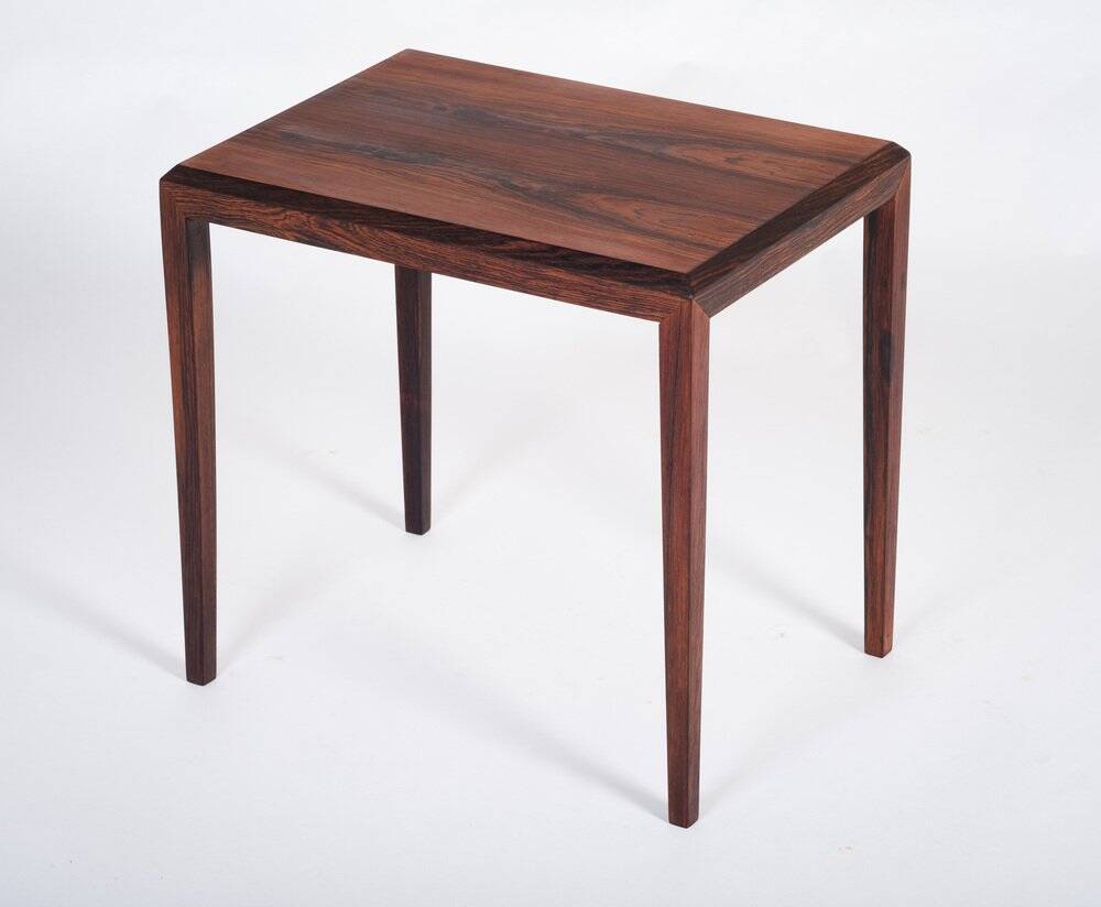 Mid-Century Nesting Tables in Rosewood by Johannes Andersen for Silkeborg, 1960, Set of 3