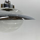 1970's italian murano glass and chrome pendant 'saturn'