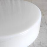 Bauhaus style ceiling or wall light in opaline glass - mid-20th century