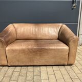 De Sede Ds47 3zit, 2zit, 1zit Buffel leder 5mm NECK Cognac