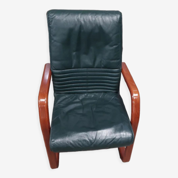 Leather armchair