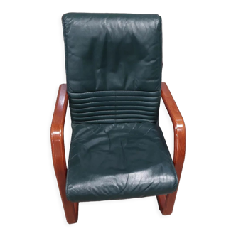 Leather armchair