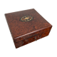 Jewelry box, Napoleon III, nineteenth century, cedar magnifying glass, rosewood, brass