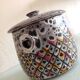 Polychrome cermal pot by FPP Vallauris / vintage 60s