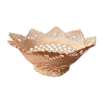 Cotton lace basket