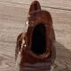 Ceramic soliflore vase with swan decor