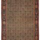 Handmade antique Persian Farahan rug 131cm x 195cm 1860s