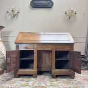 Bureau de pente en noyer d’époque directoire xviii eme siècle